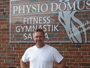 Armin Weyrauch, Inhaber, Dipl. Sportlehrer, 2-facher Weltmeister und Olympiateilnehmer und Trainer für verschiedene Kurse, im Fitnessstudio Physiodomus in Wismar stellt sich vor